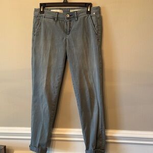 Anthropologie (Pilcro) Women's Boyfriend Khakis in Light Blue